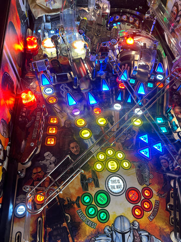 Image of Stern Pinball LOADED The Mandalorian Pro Pinball Machine