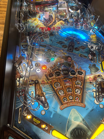 Image of Stern Pinball Jaws Premium Pinball Machine READY TO SHIP