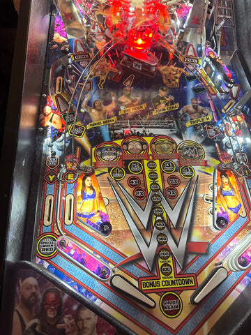 Image of Stern Pinball WWE Wrestlemania Pro Pinball Machine