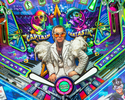 Image of Jersey Jack Pinball Elton John Platinum Edition Pinball Machine