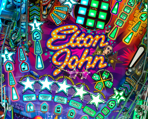 Image of Jersey Jack Pinball Elton John Platinum Edition Pinball Machine