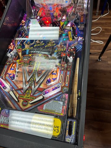 Image of Stern Pinball WWE Wrestlemania Pro Pinball Machine