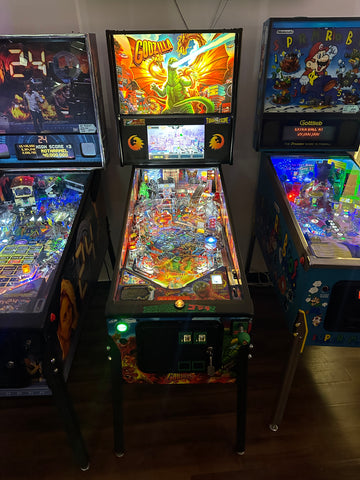 Image of Stern Pinball Godzilla Premium Pinball Machine