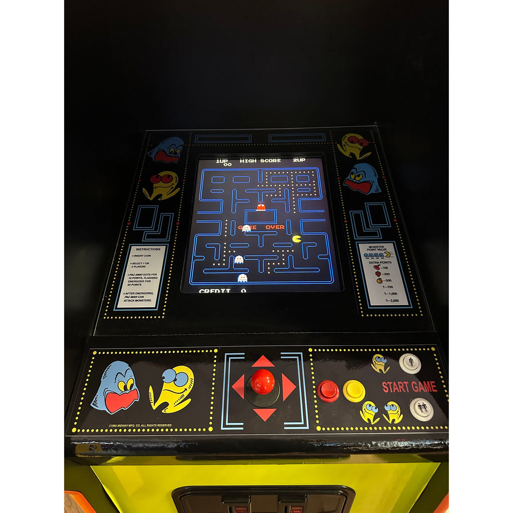 Maquina Recreativa Big Arcade PacMan 182cm 26 Pulgadas 2 Jugadores +6000  Juegos 3722
