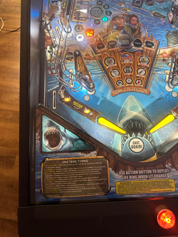 Image of Stern Pinball Jaws Premium Pinball Machine READY TO SHIP