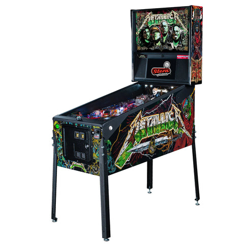 Image of Stern Pinball Metallica Remastered Premium Pinball Machine FREE SHIPPING