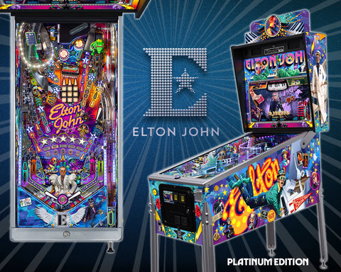 Image of Jersey Jack Pinball Elton John Platinum Edition Pinball Machine