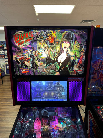 Image of Stern Pinball Elvira's House of Horrors Premium Pinball Machine