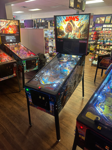 Image of Stern Pinball Jaws Premium Pinball Machine READY TO SHIP