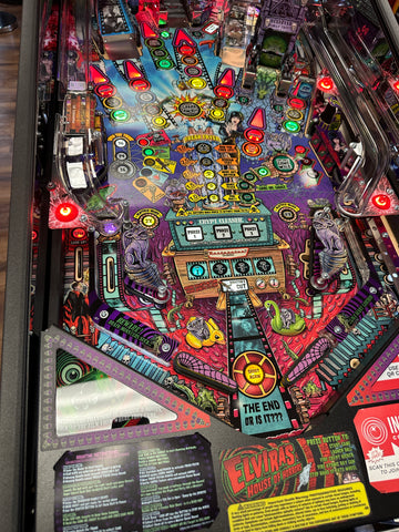 Image of Stern Pinball Elvira's House of Horrors Premium Pinball Machine