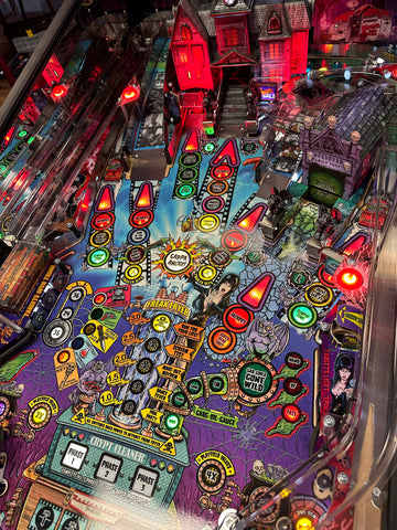 Image of Stern Pinball Elvira's House of Horrors Premium Pinball Machine