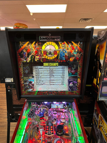 Image of Jersey Jack Pinball Guns N' Roses Limited Edition Pinball Machine