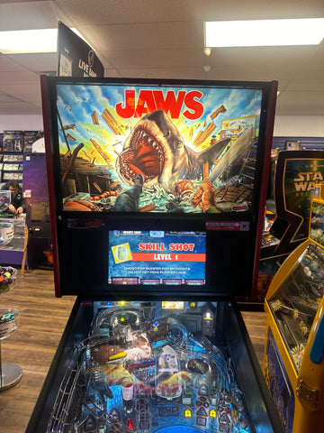 Image of Stern Pinball Jaws Premium Pinball Machine READY TO SHIP