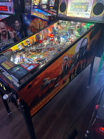 Image of Stern Pinball LOADED The Mandalorian Pro Pinball Machine