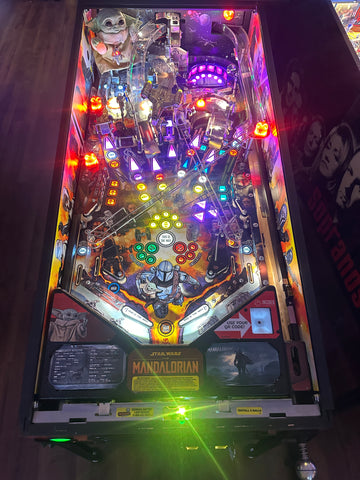 Image of Stern Pinball LOADED The Mandalorian Pro Pinball Machine