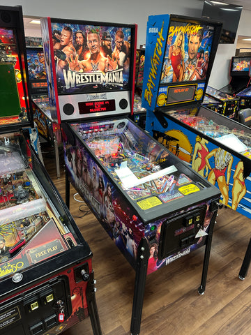 Image of Stern Pinball WWE Wrestlemania Pro Pinball Machine