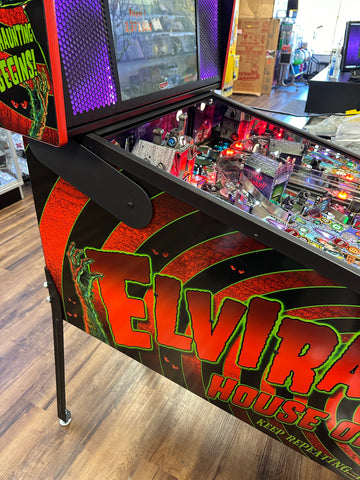 Image of Stern Pinball Elvira's House of Horrors Premium Pinball Machine