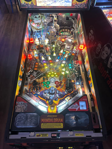 Image of Stern Pinball LOADED The Mandalorian Pro Pinball Machine