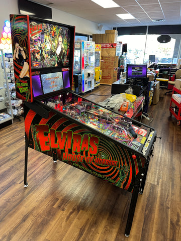 Image of Stern Pinball Elvira's House of Horrors Premium Pinball Machine