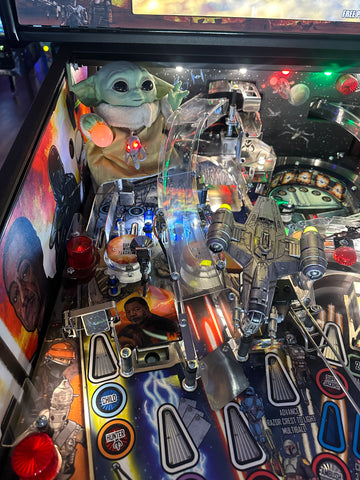 Image of Stern Pinball LOADED The Mandalorian Pro Pinball Machine