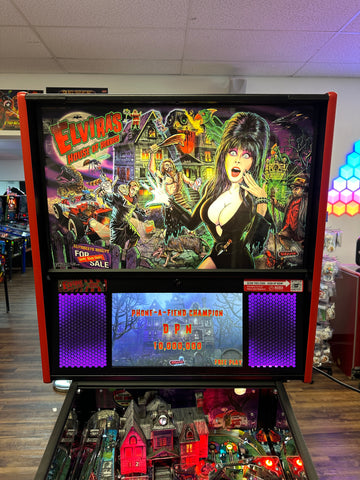 Image of Stern Pinball Elvira's House of Horrors Premium Pinball Machine