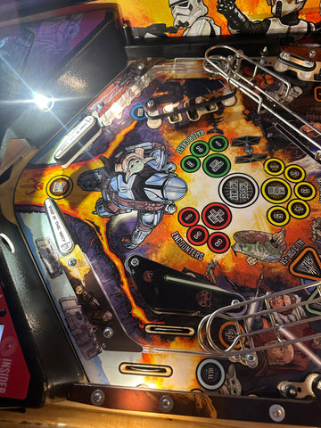 Image of Stern Pinball LOADED The Mandalorian Pro Pinball Machine