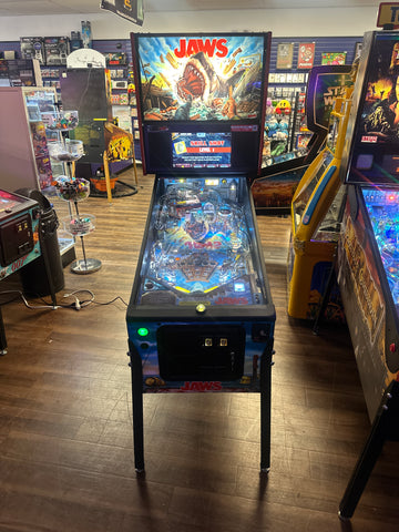 Image of Stern Pinball Jaws Premium Pinball Machine READY TO SHIP