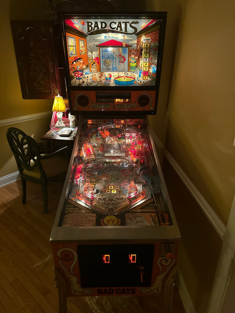 Williams Bad Cats Pinball Machine – Game and Sport World