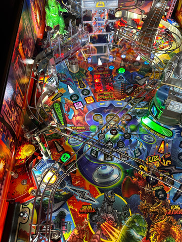 Image of Stern Pinball Godzilla Premium Pinball Machine