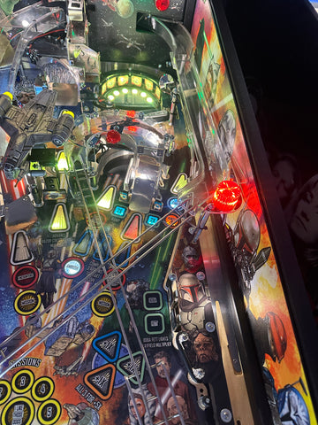 Image of Stern Pinball LOADED The Mandalorian Pro Pinball Machine