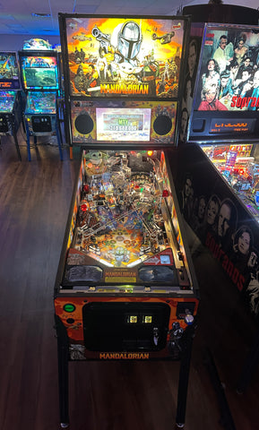 Image of Stern Pinball LOADED The Mandalorian Pro Pinball Machine