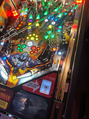 Image of Stern Pinball LOADED The Mandalorian Pro Pinball Machine