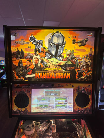 Image of Stern Pinball LOADED The Mandalorian Pro Pinball Machine