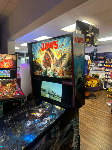 Image of Stern Pinball Jaws Premium Pinball Machine READY TO SHIP