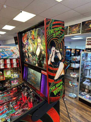 Image of Stern Pinball Elvira's House of Horrors Premium Pinball Machine