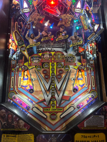 Image of Stern Pinball WWE Wrestlemania Pro Pinball Machine