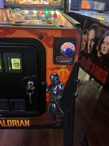 Image of Stern Pinball LOADED The Mandalorian Pro Pinball Machine