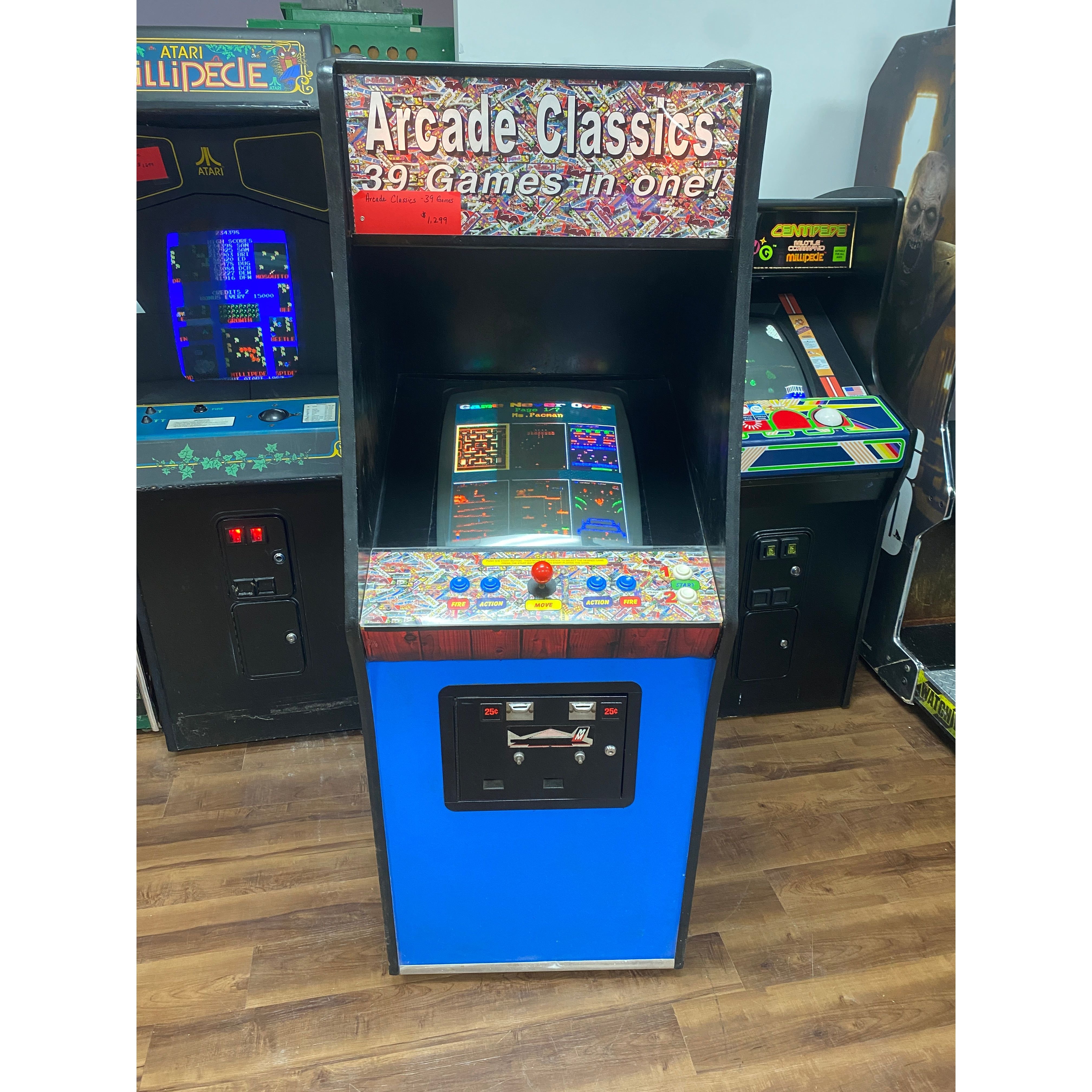 Arcade Classics 39 Games in 1 Cabinet – Game and Sport World