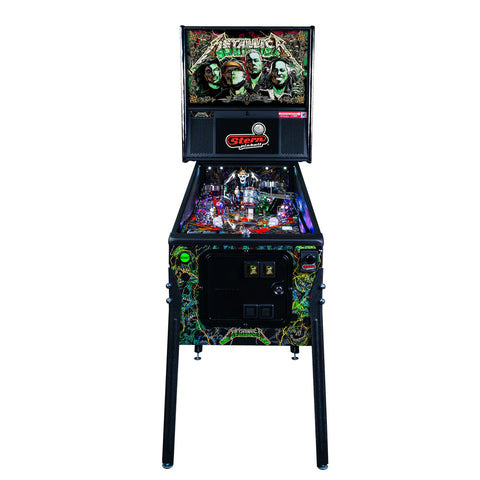 Image of Stern Pinball Metallica Remastered Premium Pinball Machine FREE SHIPPING